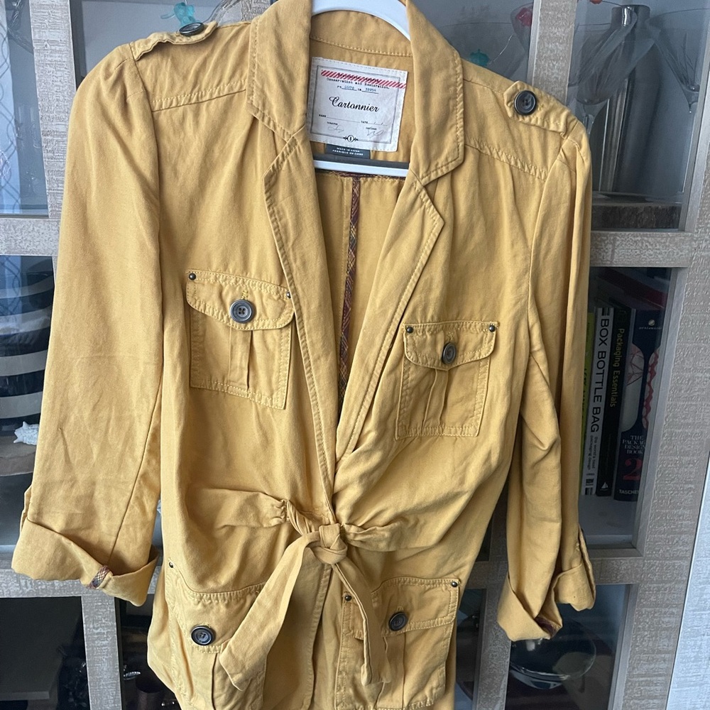 Cartonnier Women's Mustard Utility Jacket